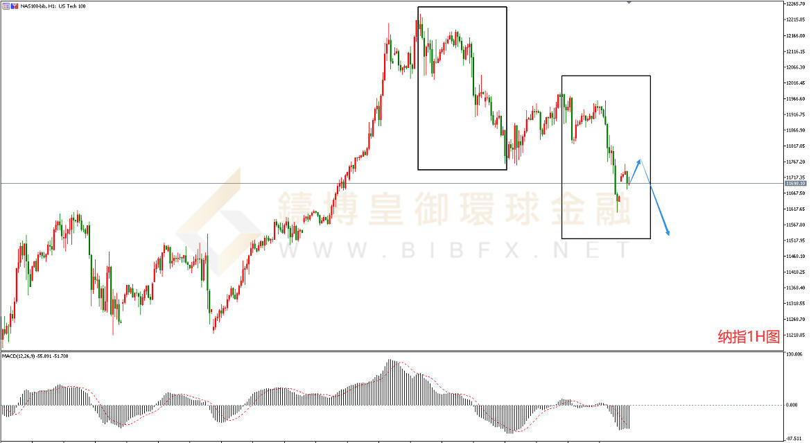 御金国际-纳指1H图